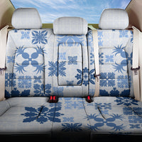 Vintage Hawaii Back Car Seat Cover Hawaiian Quilt Kapa Mismatch Blue LT7 One Size Blue - Polynesian Pride