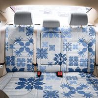Vintage Hawaii Back Car Seat Cover Hawaiian Quilt Kapa Mismatch Blue LT7 - Polynesian Pride