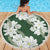 Ia Orana Tahiti Tiare Beach Blanket Sage Green Lei - Polynesian Pride