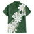 Ia Orana Tahiti Tiare Hawaiian Shirt Sage Green Lei - Polynesian Pride