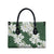 Ia Orana Tahiti Tiare Leather Bag Sage Green Lei - Polynesian Pride