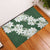 Ia Orana Tahiti Tiare Rubber Doormat Sage Green Lei - Polynesian Pride