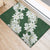 Ia Orana Tahiti Tiare Rubber Doormat Sage Green Lei - Polynesian Pride