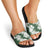 Ia Orana Tahiti Tiare Slide Sandals Sage Green Lei - Polynesian Pride