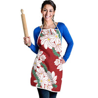 Ia Orana Tahiti Tiare Apron Crimson Lei - Polynesian Pride