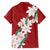 Ia Orana Tahiti Tiare Hawaiian Shirt Crimson Lei - Polynesian Pride