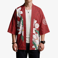 Ia Orana Tahiti Tiare Kimono Crimson Lei LT7 - Polynesian Pride