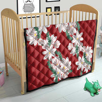 Ia Orana Tahiti Tiare Quilt Crimson Lei LT7 - Polynesian Pride