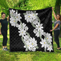 Ia Orana Tahiti Tiare Quilt Black Lei LT7 - Polynesian Pride