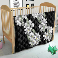 Ia Orana Tahiti Tiare Quilt Black Lei LT7 - Polynesian Pride