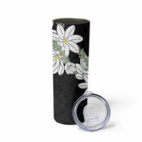 Ia Orana Tahiti Tiare Skinny Tumbler Black Lei LT7 - Polynesian Pride