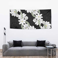 Ia Orana Tahiti Tiare Tapestry Black Lei - Polynesian Pride