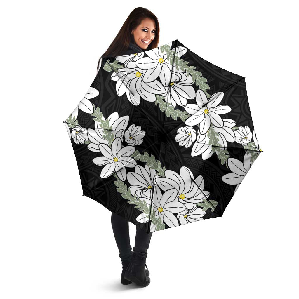 Ia Orana Tahiti Tiare Umbrella Black Lei LT7 - Polynesian Pride