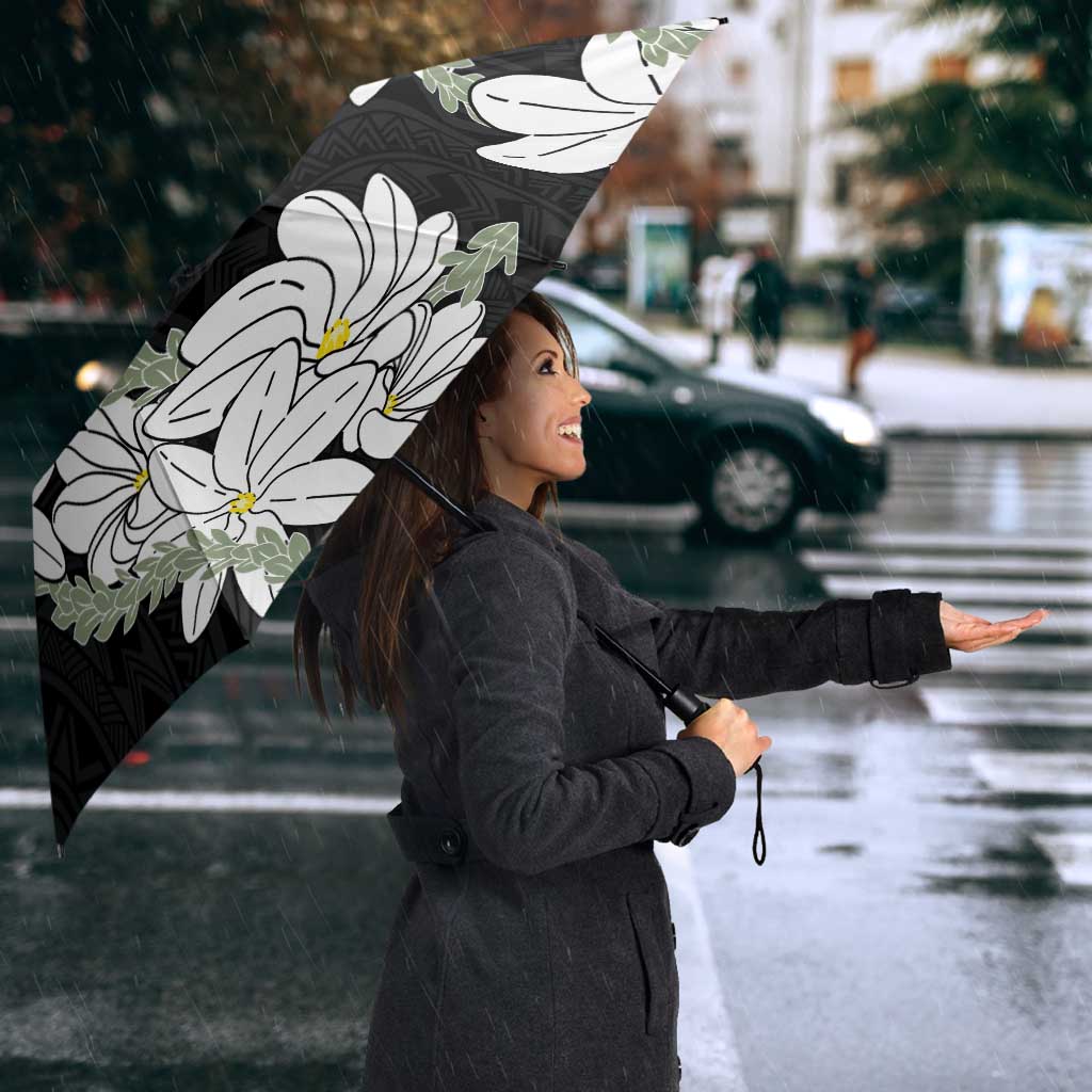 Ia Orana Tahiti Tiare Umbrella Black Lei LT7 - Polynesian Pride