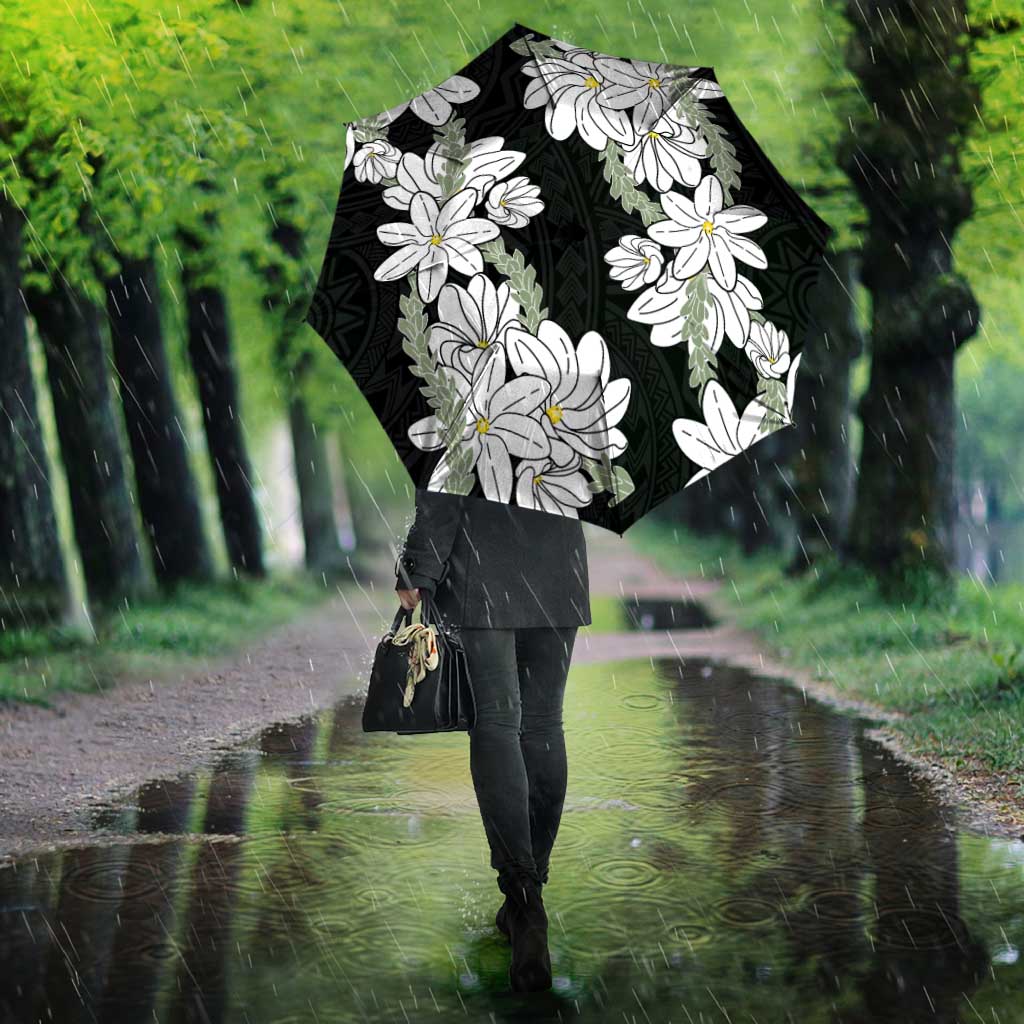 Ia Orana Tahiti Tiare Umbrella Black Lei LT7 - Polynesian Pride