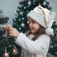 Ia Orana Tahiti Tiare Christmas Santa Hat Lemon Yellow Lei LT7 - Polynesian Pride