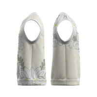 Ia Orana Tahiti Tiare Christmas Knitted V-Neck Vest Lemon Yellow Lei LT7 - Polynesian Pride