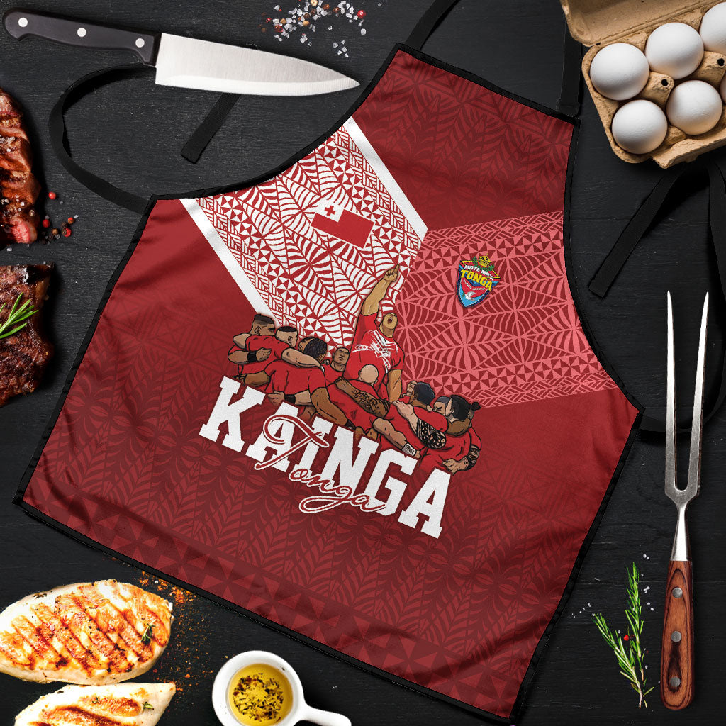 Mate Ma'a Tonga Ngatu Apron Kainga - Sipi Tau LT7 Red - Polynesian Pride