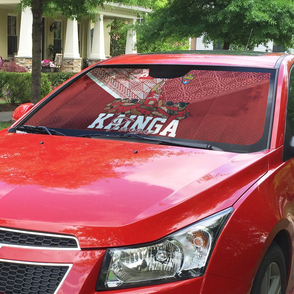 Mate Ma'a Tonga Ngatu Auto Sun Shade Kainga - Sipi Tau LT7 - Polynesian Pride