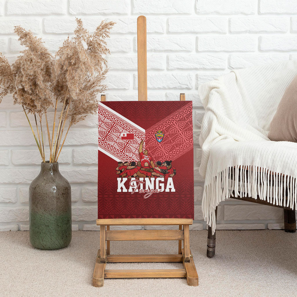 Mate Ma'a Tonga Ngatu Canvas Wall Art Kainga - Sipi Tau LT7 - Polynesian Pride