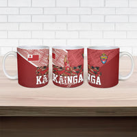 Mate Ma'a Tonga Ngatu Ceramic Mug Kainga - Sipi Tau LT7 - Polynesian Pride