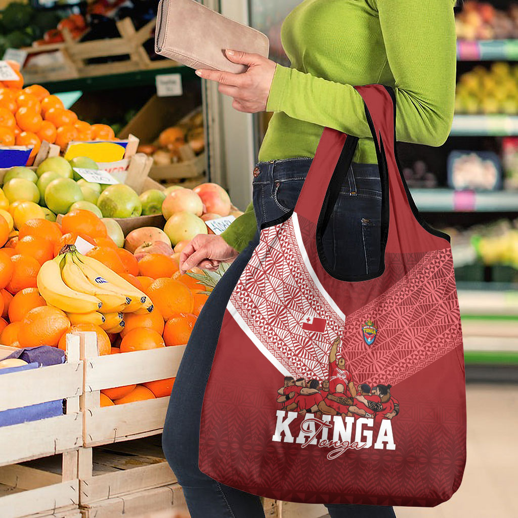Mate Ma'a Tonga Ngatu Grocery Bag Kainga - Sipi Tau LT7 - Polynesian Pride