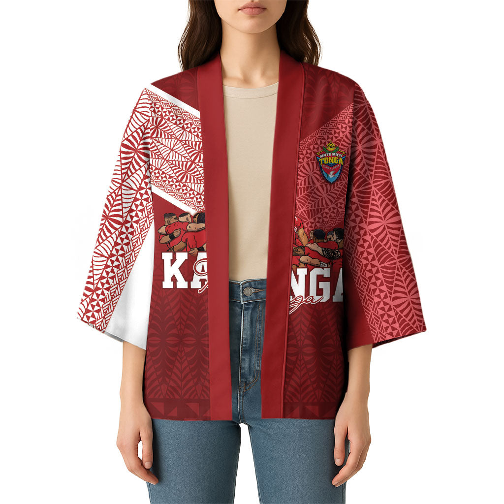 Mate Ma'a Tonga Custom Ngatu Kimono Kainga - Sipi Tau LT7 - Polynesian Pride