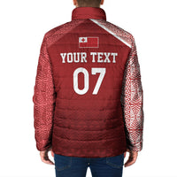 Mate Ma'a Tonga Custom Ngatu Padded Jacket Kainga - Sipi Tau LT7 - Polynesian Pride