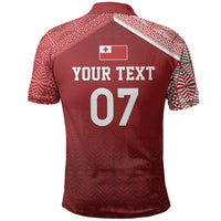 Mate Ma'a Tonga Custom Ngatu Polo Shirt Kainga - Sipi Tau LT7 - Polynesian Pride