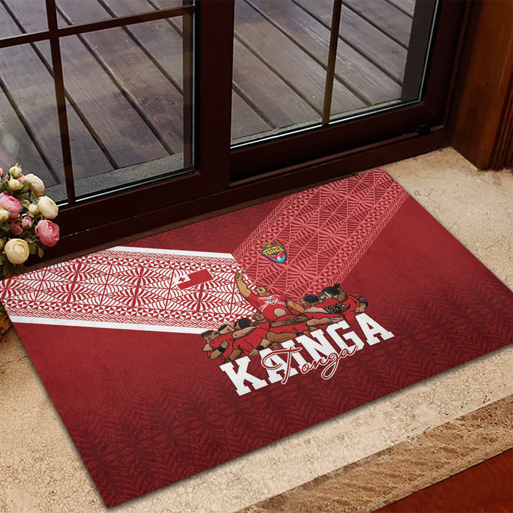 Mate Ma'a Tonga Ngatu Rubber Doormat Kainga - Sipi Tau LT7 - Polynesian Pride