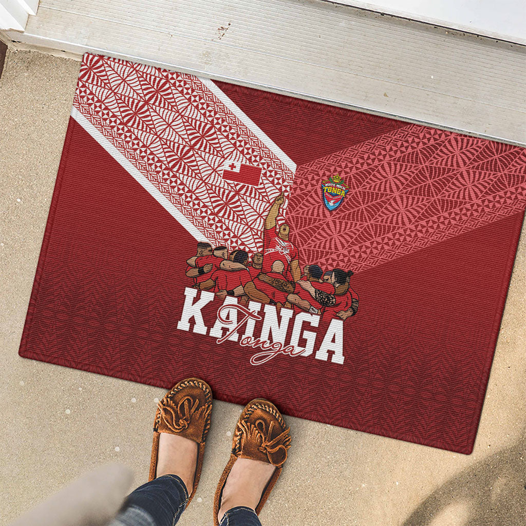 Mate Ma'a Tonga Ngatu Rubber Doormat Kainga - Sipi Tau LT7 - Polynesian Pride