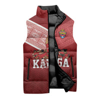 Mate Ma'a Tonga Custom Ngatu Sleeveless Puffer Jacket Kainga - Sipi Tau LT7 - Polynesian Pride