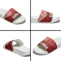 Mate Ma'a Tonga Ngatu Slide Sandals Kainga - Sipi Tau LT7 - Polynesian Pride