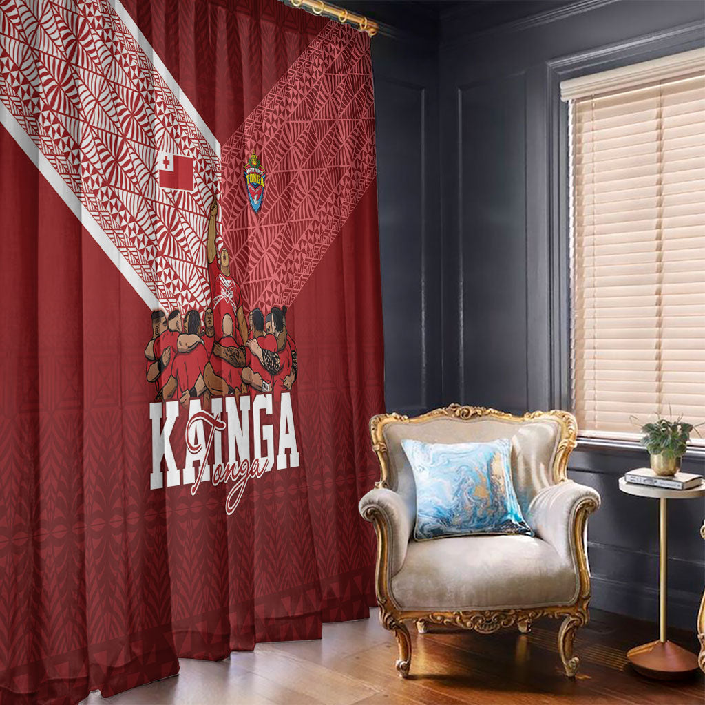Mate Ma'a Tonga Ngatu Window Curtain Kainga - Sipi Tau LT7 - Polynesian Pride