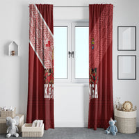 Mate Ma'a Tonga Ngatu Window Curtain Kainga - Sipi Tau LT7 - Polynesian Pride