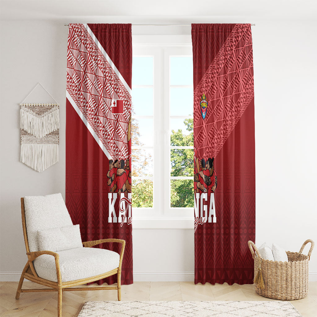 Mate Ma'a Tonga Ngatu Window Curtain Kainga - Sipi Tau LT7 - Polynesian Pride