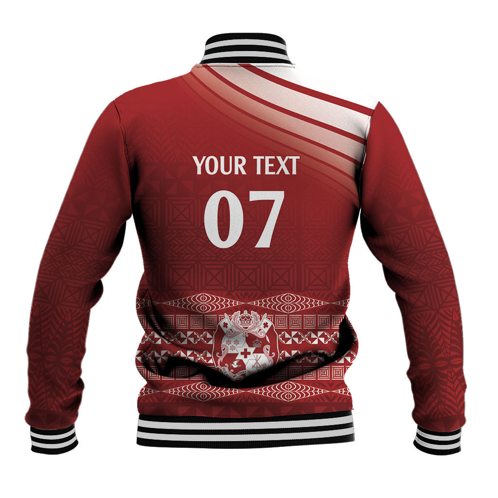 Mate Ma'a Tonga Custom Baseball Jacket Basic Ngatu Kupesi Motif LT7 - Polynesian Pride