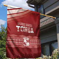Mate Ma'a Tonga Garden Flag Basic Ngatu Kupesi Motif LT7 - Polynesian Pride