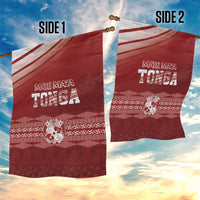 Mate Ma'a Tonga Garden Flag Basic Ngatu Kupesi Motif LT7 - Polynesian Pride