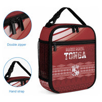 Mate Ma'a Tonga Lunch Bag Basic Ngatu Kupesi Motif LT7 - Polynesian Pride