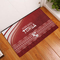 Mate Ma'a Tonga Rubber Doormat Basic Ngatu Kupesi Motif LT7 - Polynesian Pride