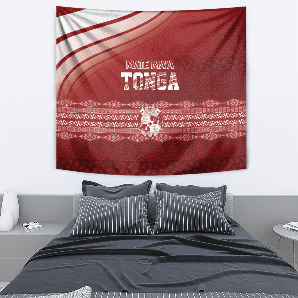 Mate Ma'a Tonga Tapestry Basic Ngatu Kupesi Motif LT7 - Polynesian Pride