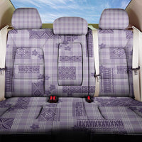 Hawaiian Quilt Tapa On Lilac Palaka Motifs Back Car Seat Cover LT7 One Size Lilac - Polynesian Pride
