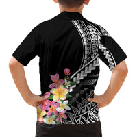 AAPI Heritage Month Family Matching Off Shoulder Maxi Dress and Hawaiian Shirt Kanaka Hawaii Plumeria LT7 - Polynesian Pride