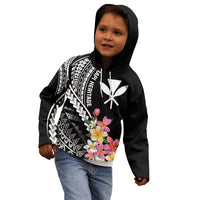 AAPI Heritage Month Kid Hoodie Kanaka Hawaii Plumeria LT7 - Polynesian Pride