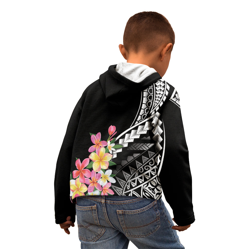 AAPI Heritage Month Kid Hoodie Kanaka Hawaii Plumeria LT7 - Polynesian Pride