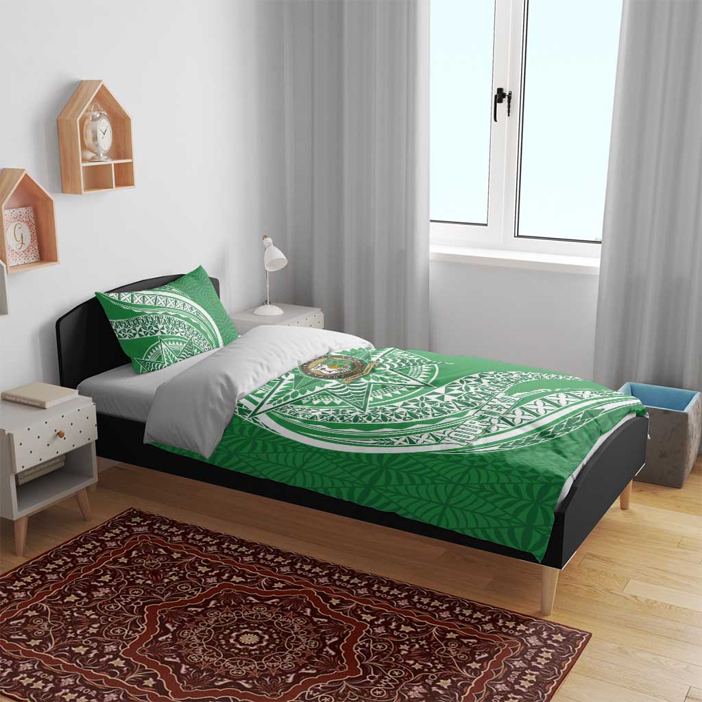 Tonga Liahona High School Personalized Bedding Set Ngatu Tokelaufeletoa Motifs