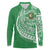 Tonga Liahona High School Personalized Long Sleeve Polo Shirt Ngatu Tokelaufeletoa Motifs