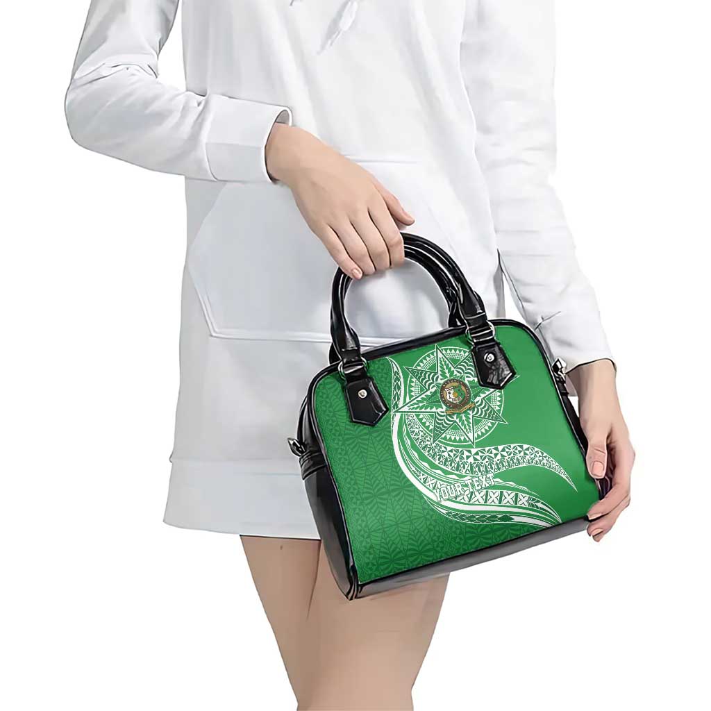 Tonga Liahona High School Personalized Shoulder Handbag Ngatu Tokelaufeletoa Motifs