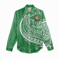 Tonga Liahona High School Personalized Women Casual Shirt Ngatu Tokelaufeletoa Motifs LT7 - Polynesian Pride